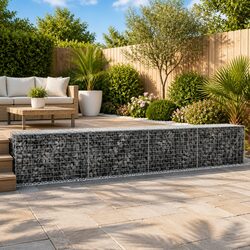 Gabion Basket Specifications 500x100x50 cm Galvanised Iron