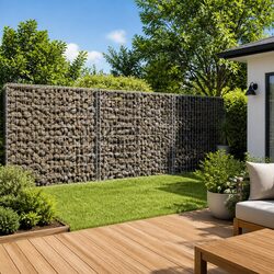 Gabion Basket Specifications: 150x100x100 cm, Silver