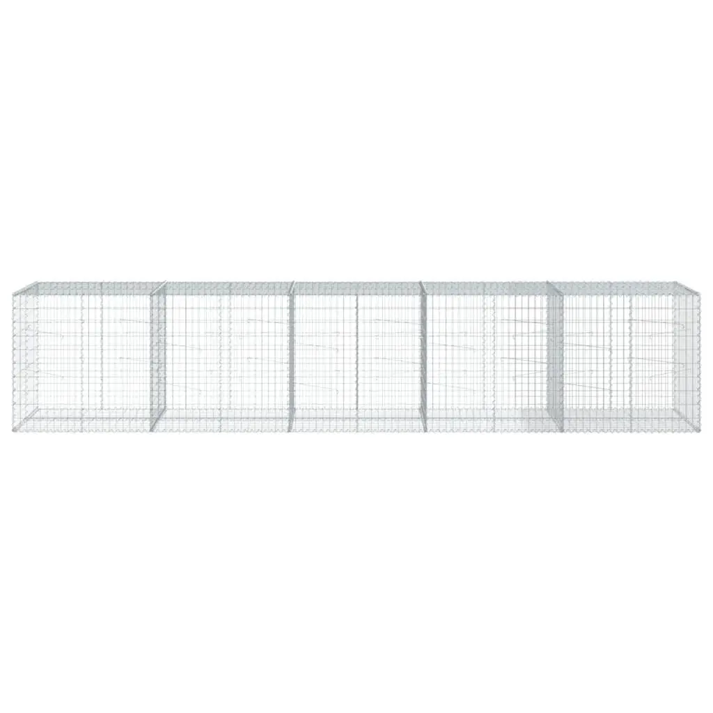 Gabion Basket Garden 500x100x100cm Galvanised Iron Wire Cage