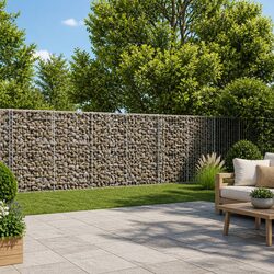 Gabion Basket Specifications: 900x100x100 cm Galvanised Iron