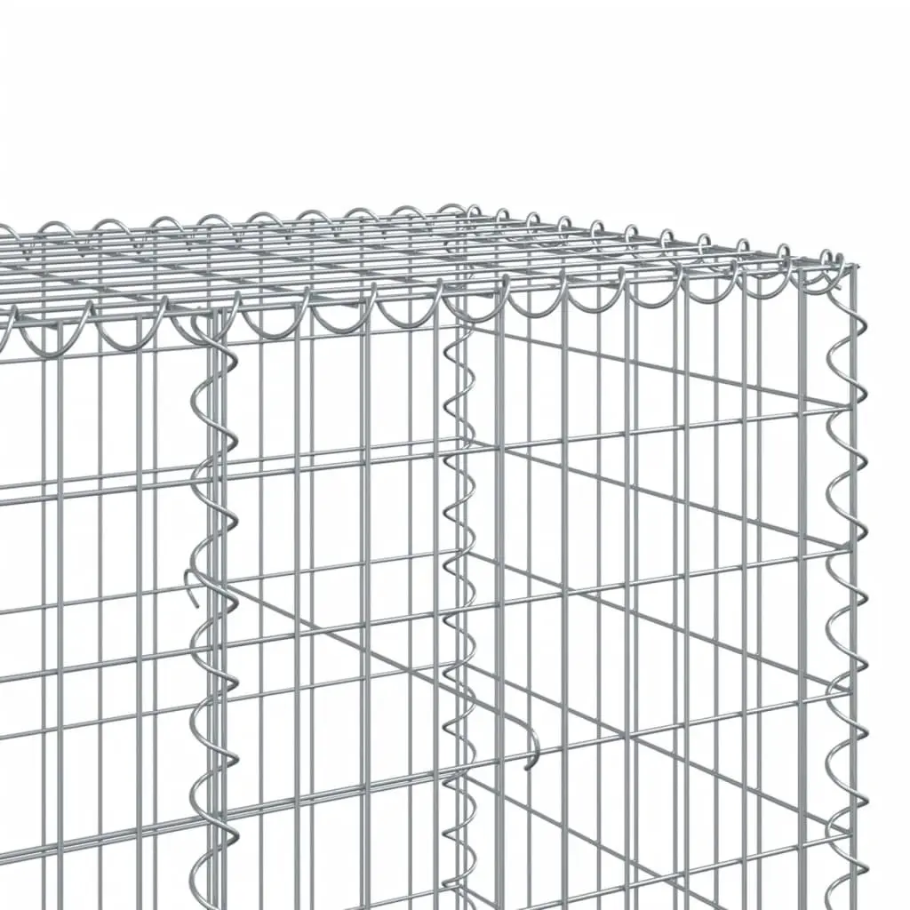 Gabion Basket for Garden 900x100x100 cm Galvanised Iron Wire