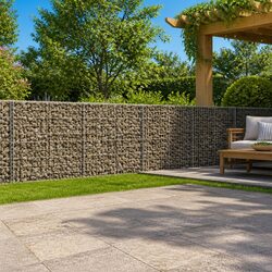 Gabion Basket Specifications: 950x100x100cm, Galvanised Wire