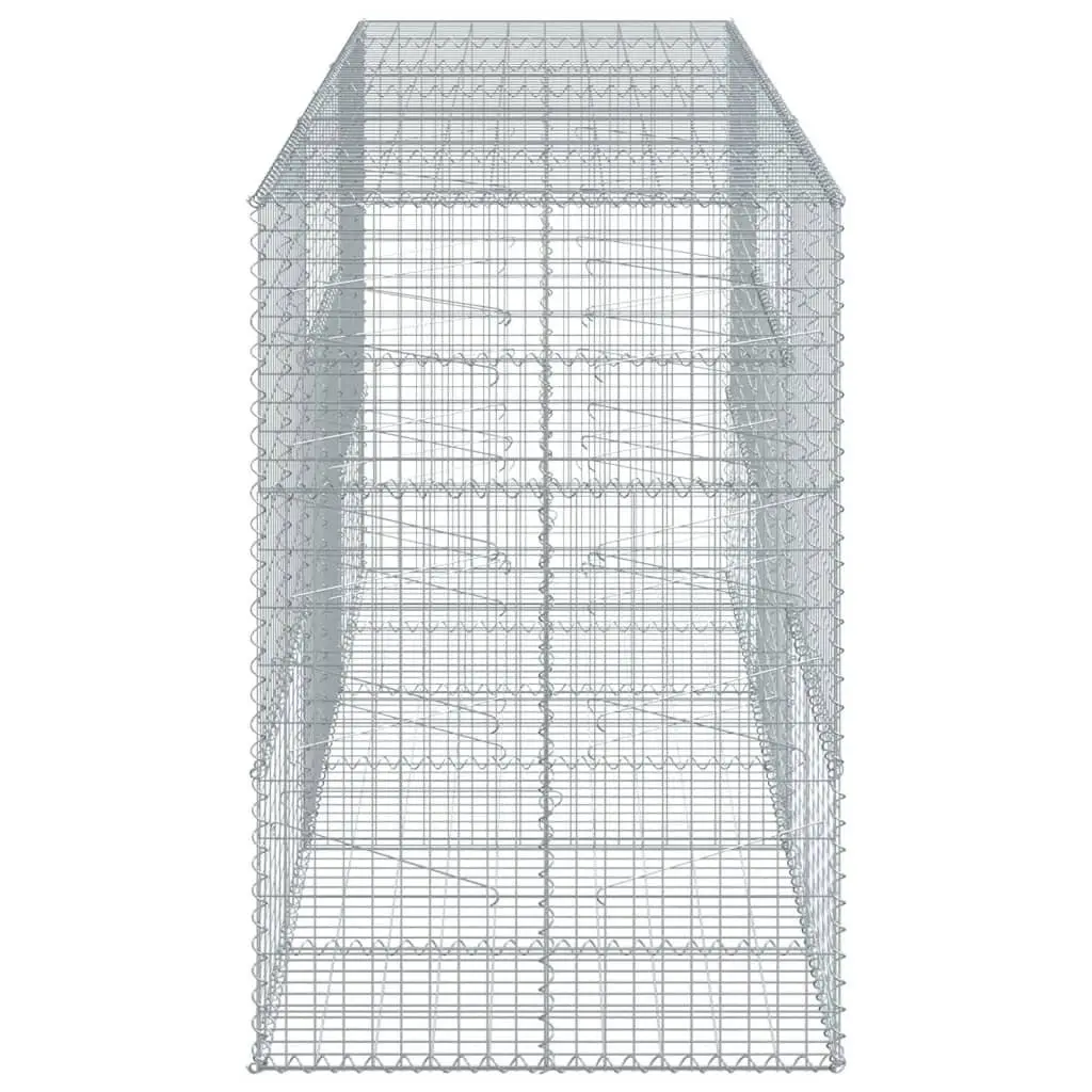 Gabion Basket Outdoor Garden 300x100x150 cm Galvanised Iron Wire