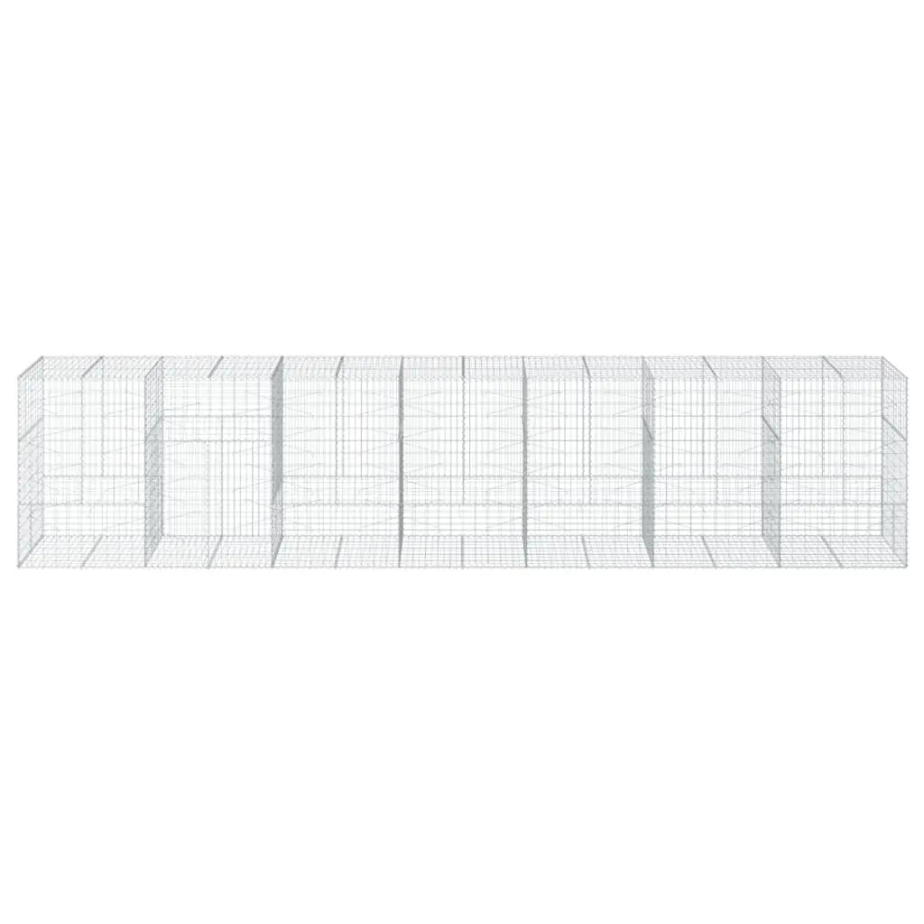 Gabion Basket Garden Use 700x100x150 cm Galvanised Iron Wire