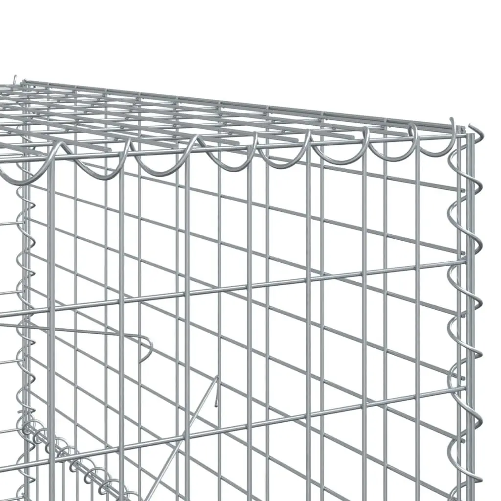 Gabion Basket Garden Use 700x100x150 cm Galvanised Iron Wire