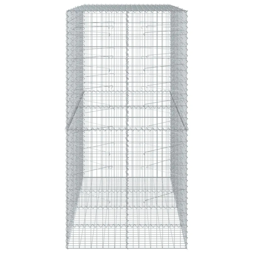 Gabion Basket Outdoor Garden 200x100x200 cm Retaining Wall Decor