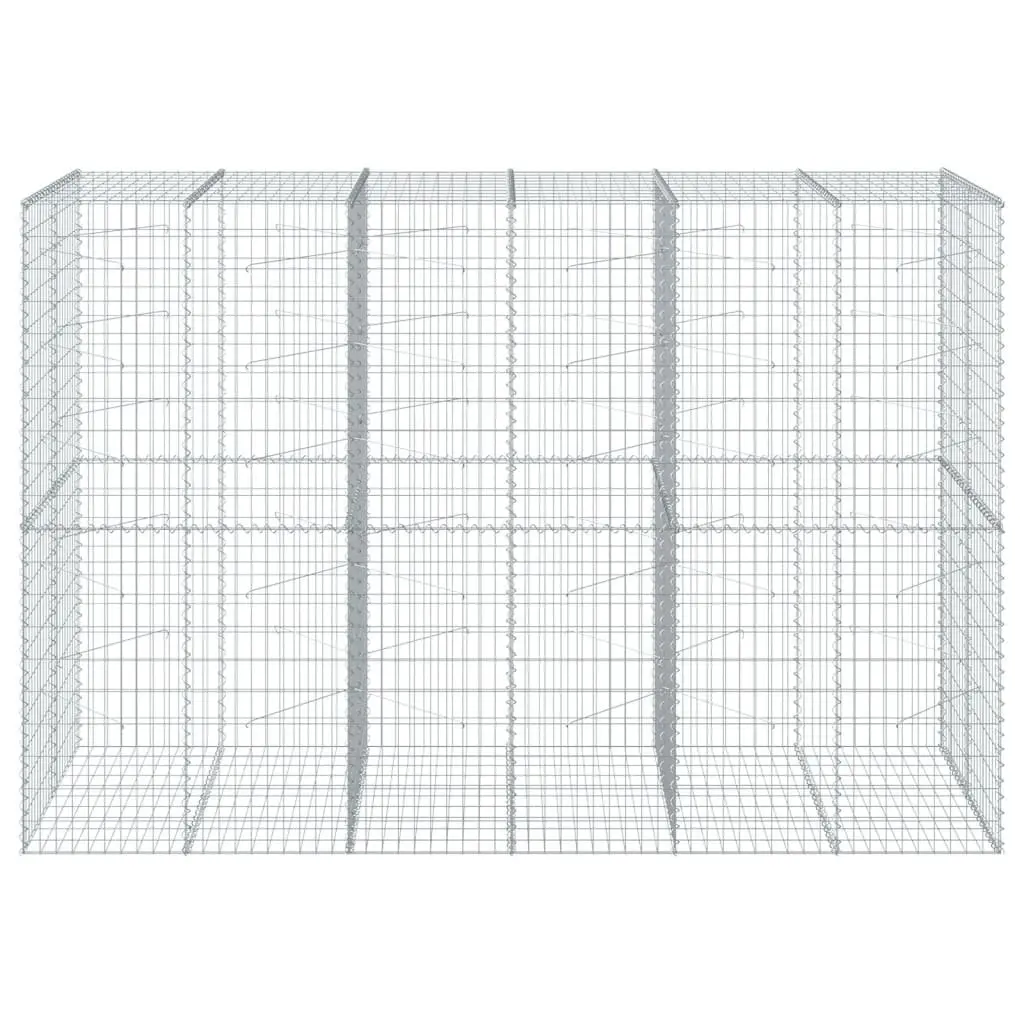Gabion Basket Garden Planter 300x100x200 cm Galvanised Iron Wire