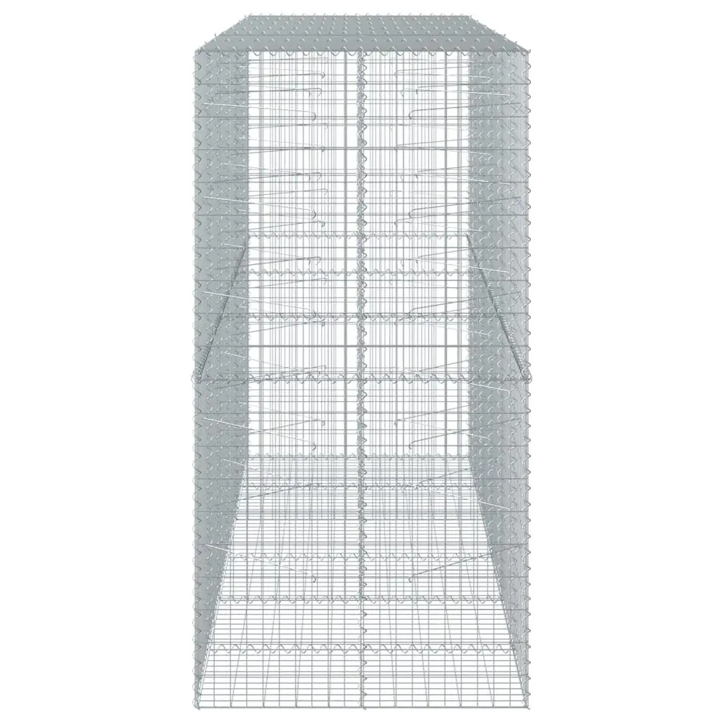 Gabion Basket Garden Planter 300x100x200 cm Galvanised Iron Wire