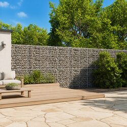 Gabion Basket Specifications: 600x100x200cm Silver Wire Cage
