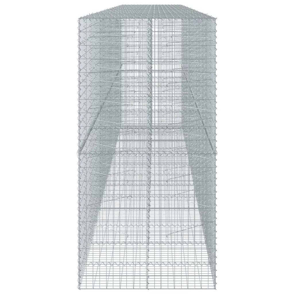 Gabion Basket with Cover 700x100x200 cm Outdoor Garden Landscaping Retaining