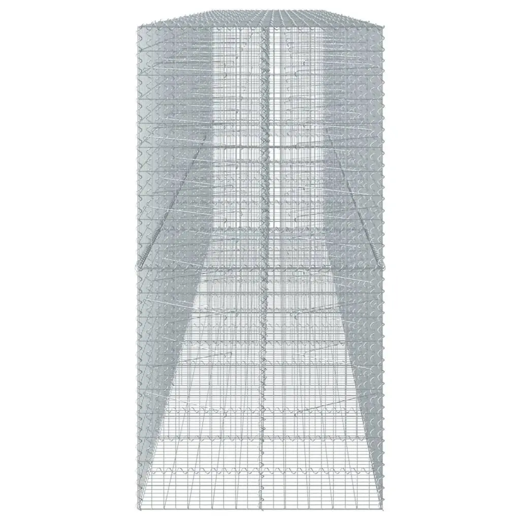 Gabion Basket with Cover 750x100x200cm Outdoor Garden Retaining Wall Wire Cage