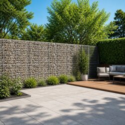 Gabion Basket Specs: 800x100x200 cm, Galvanised Iron Wire