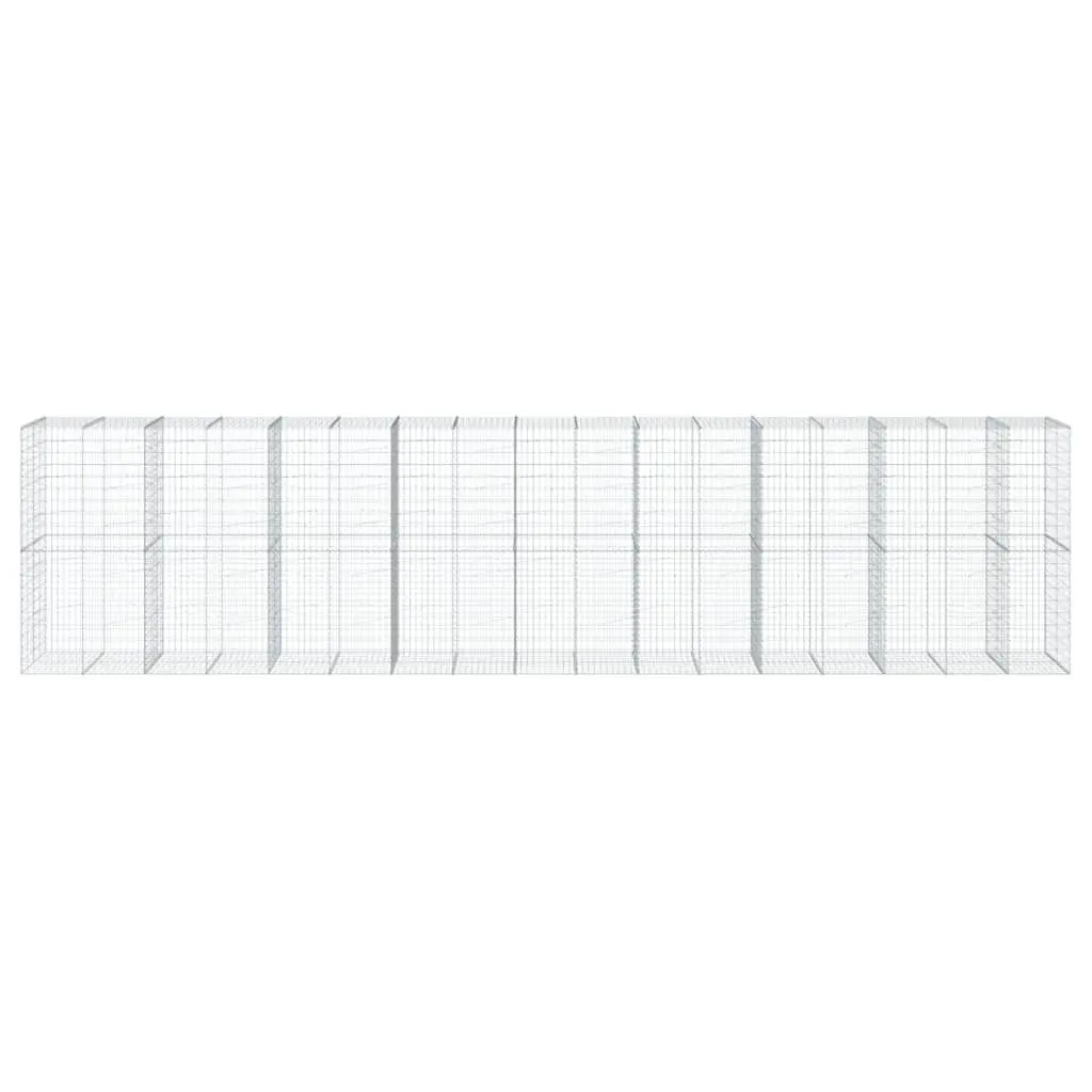 Galvanised Iron Gabion Basket for Garden 850x100x200 cm