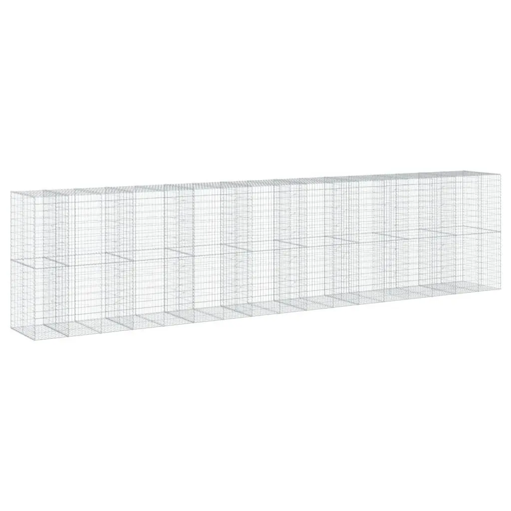 Galvanised Iron Gabion Basket for Garden 850x100x200 cm