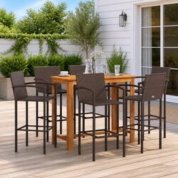 Specifications of the 7 Piece Outdoor Garden Bar Set