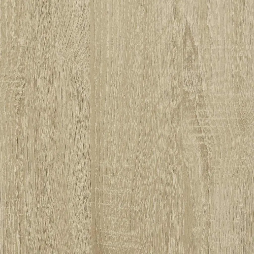 Bed Frame Storage Bedroom 90x190 cm Engineered Wood Slatted Base Sonoma Oak