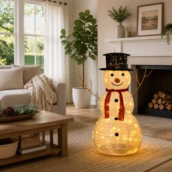 Christmas Snowman Decoration - 90cm, LED, 8 Effects