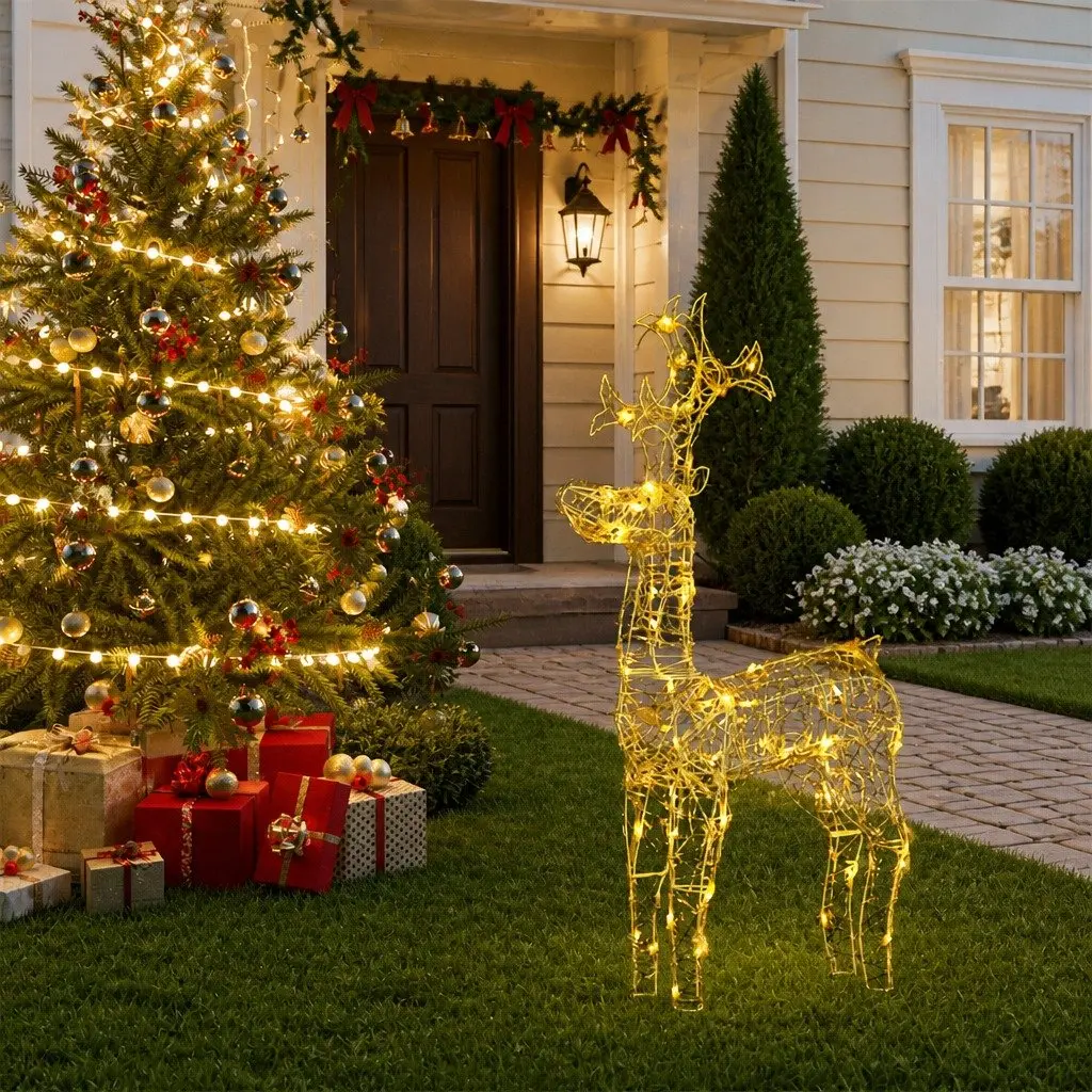 Standing Reindeer Christmas Decoration
