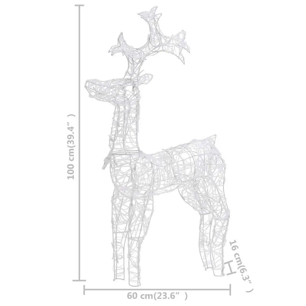 Standing Reindeer Christmas Decoration