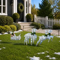 Specifications of the Reindeer Sleigh Christmas Decor