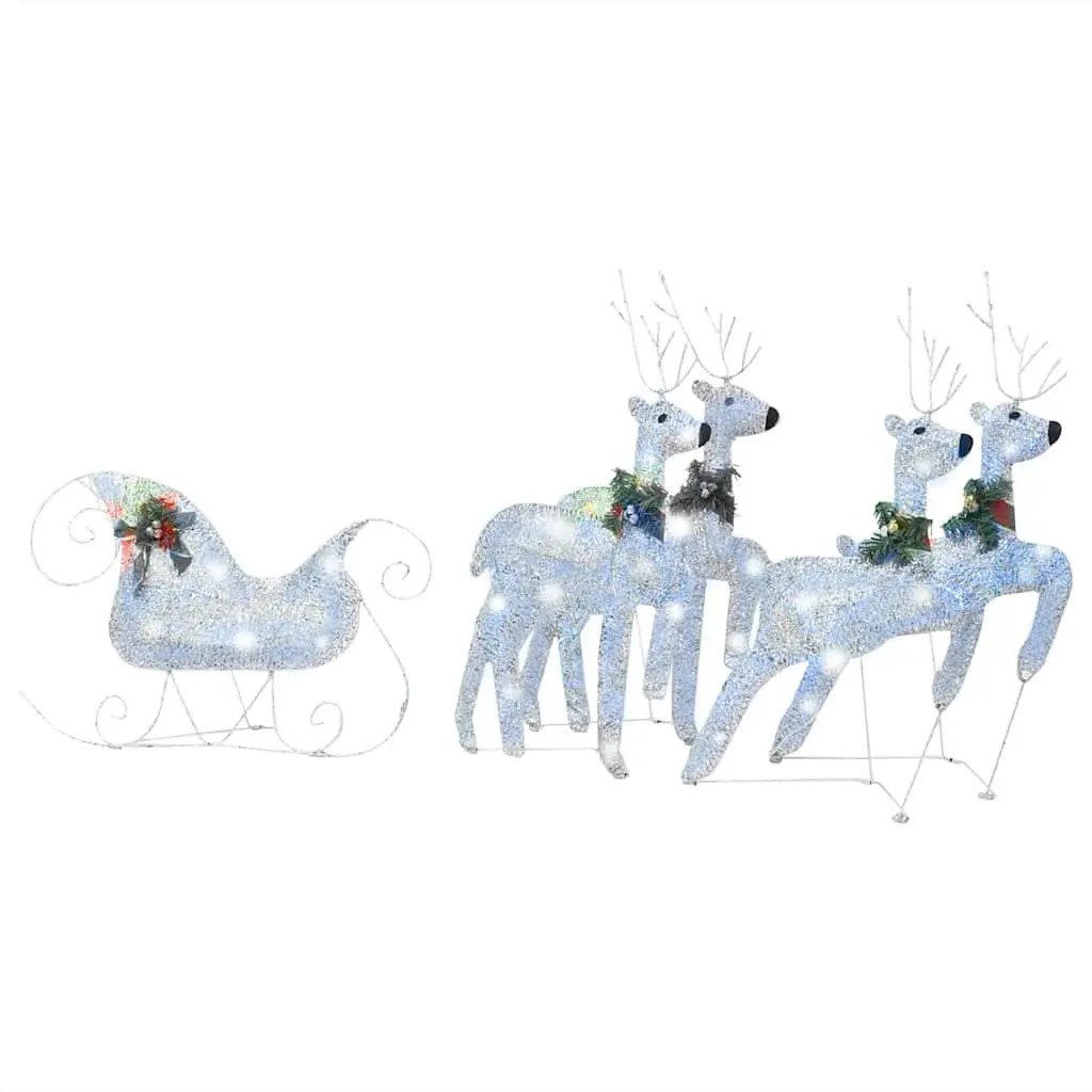 Reindeer Sleigh Christmas Decor
