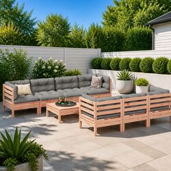8 Piece Modular Outdoor Sofa Set: Specs & Features