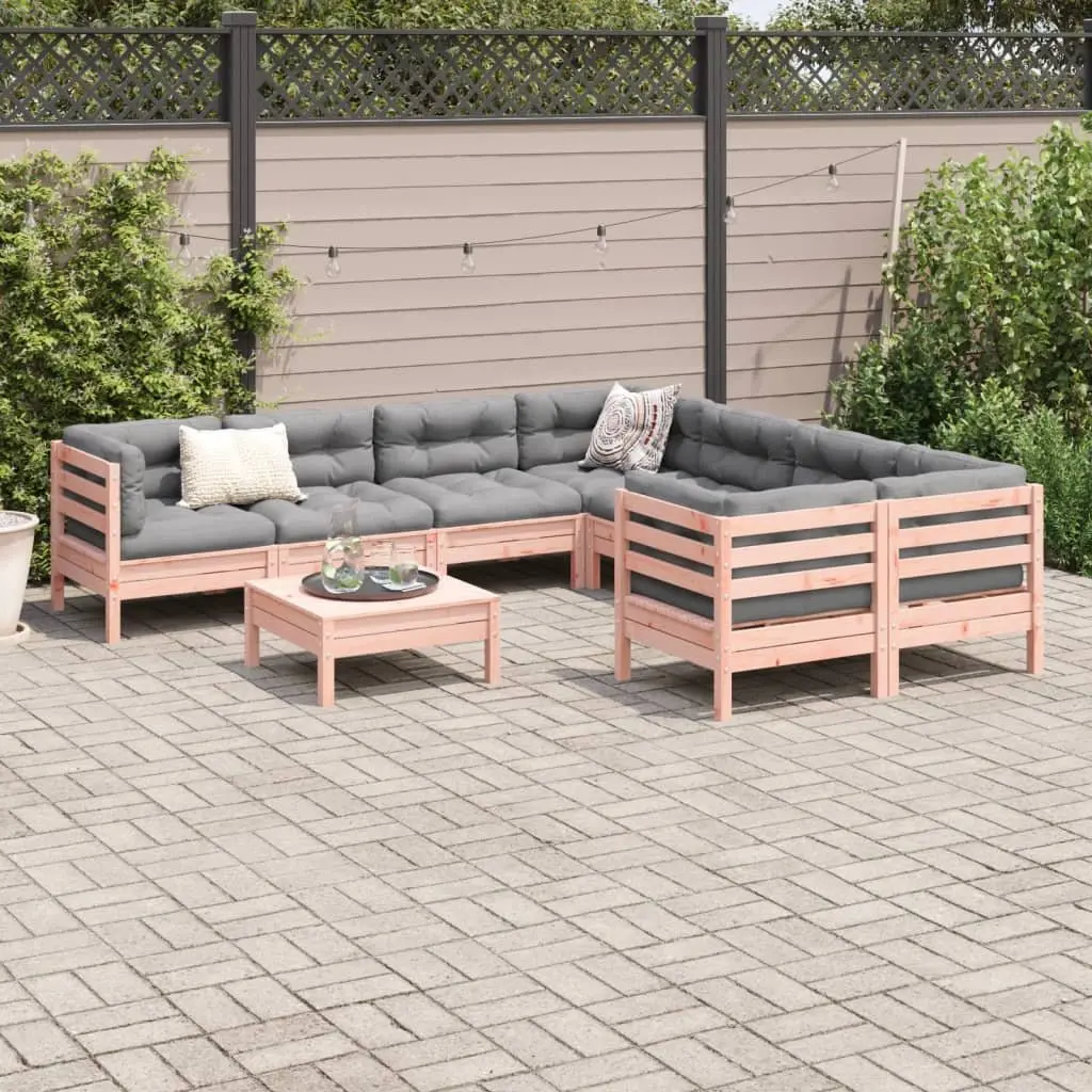 9 Piece Garden Sofa Set Outdoor Furniture Modular Patio Seating