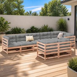 Detailed Specifications of 8 Piece Outdoor Sofa Set
