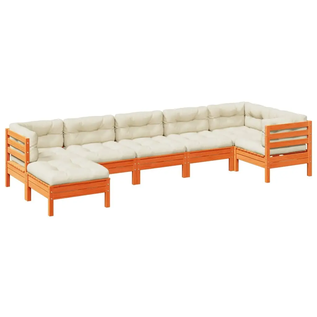 7 Piece Outdoor Garden Sofa Set