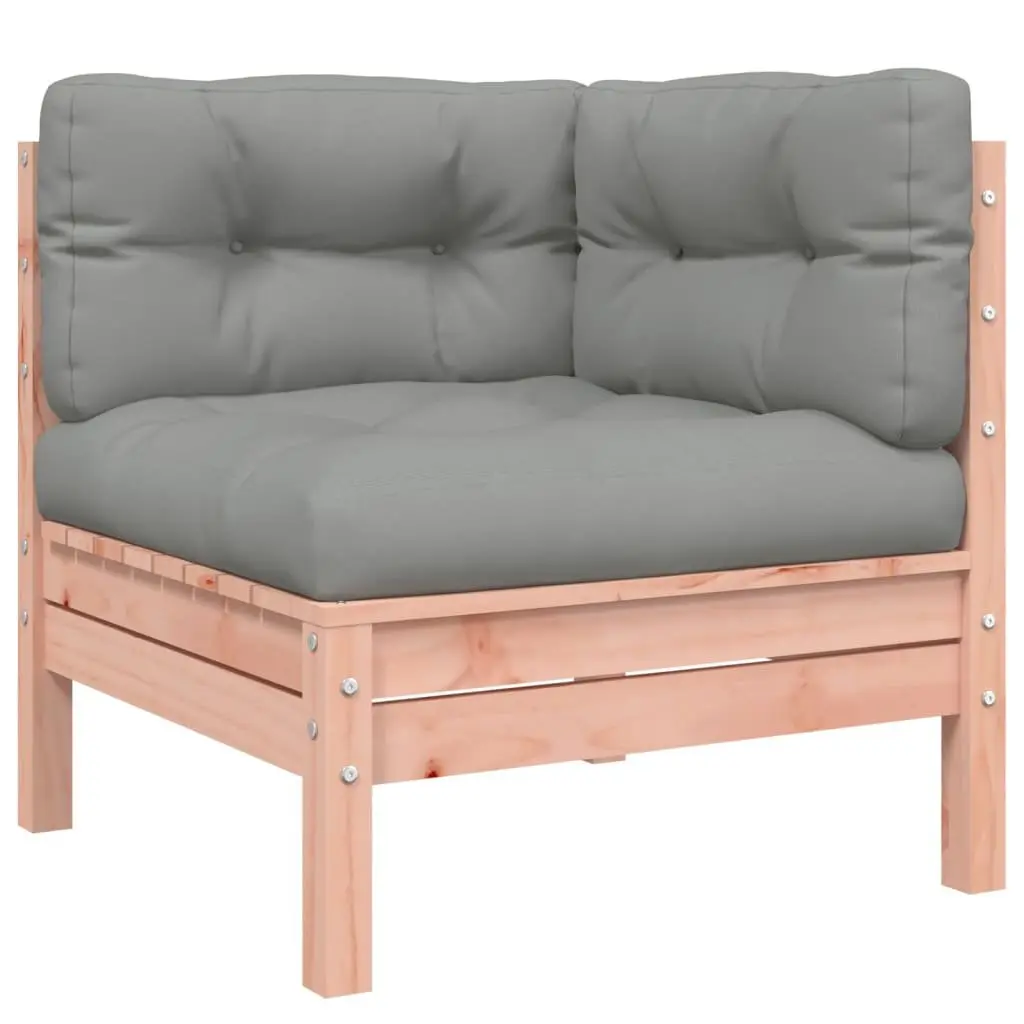 7 Piece Garden Sofa Set with Cushions Outdoor Patio Furniture Solid Wood Brown