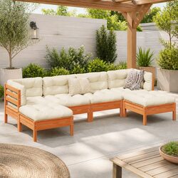Specifications of the 6 Piece Garden Sofa Set