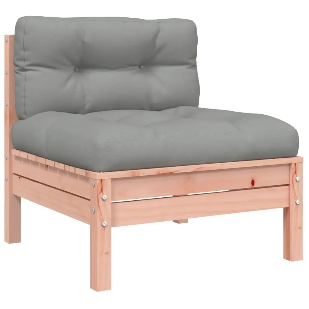 Garden Sofa Set 6 Piece Outdoor Furniture with Cushions Modular Wood Patio
