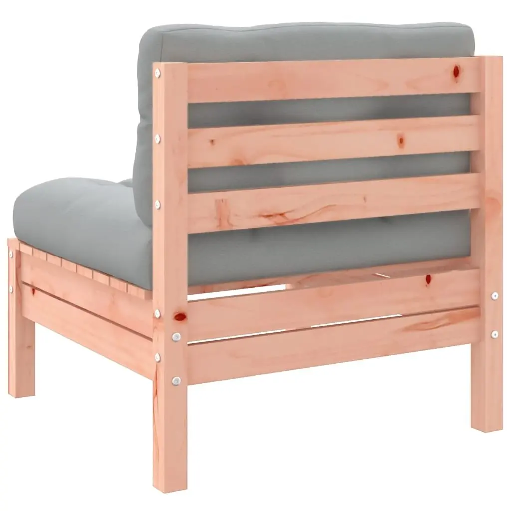 Garden Sofa Set 6 Piece Outdoor Furniture with Cushions Modular Wood Patio