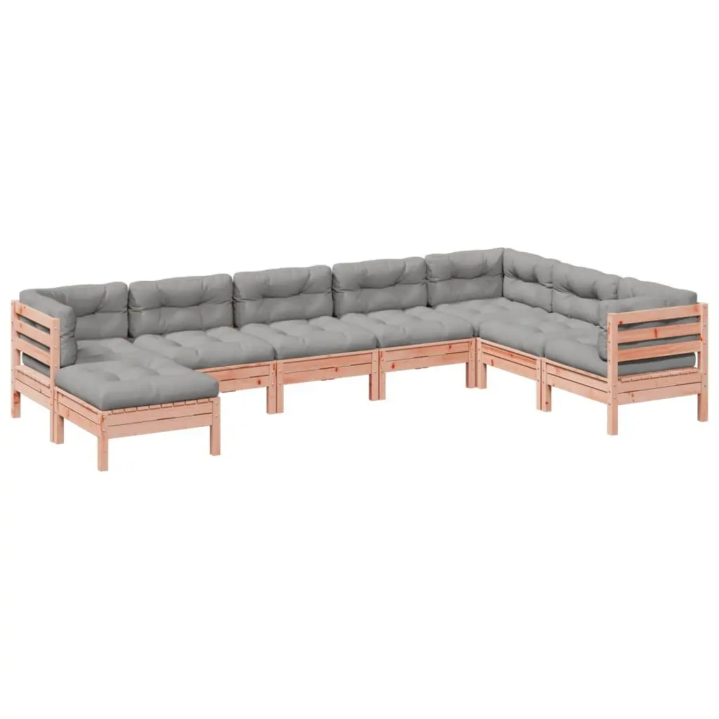 8 Piece Modular Garden Sofa Set