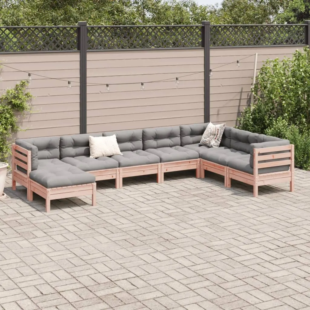 8 Piece Modular Garden Sofa Set