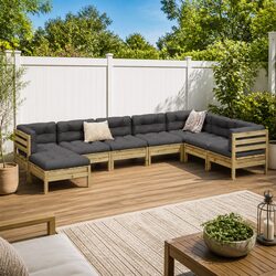 8 Piece Modular Garden Sofa Set Specifications