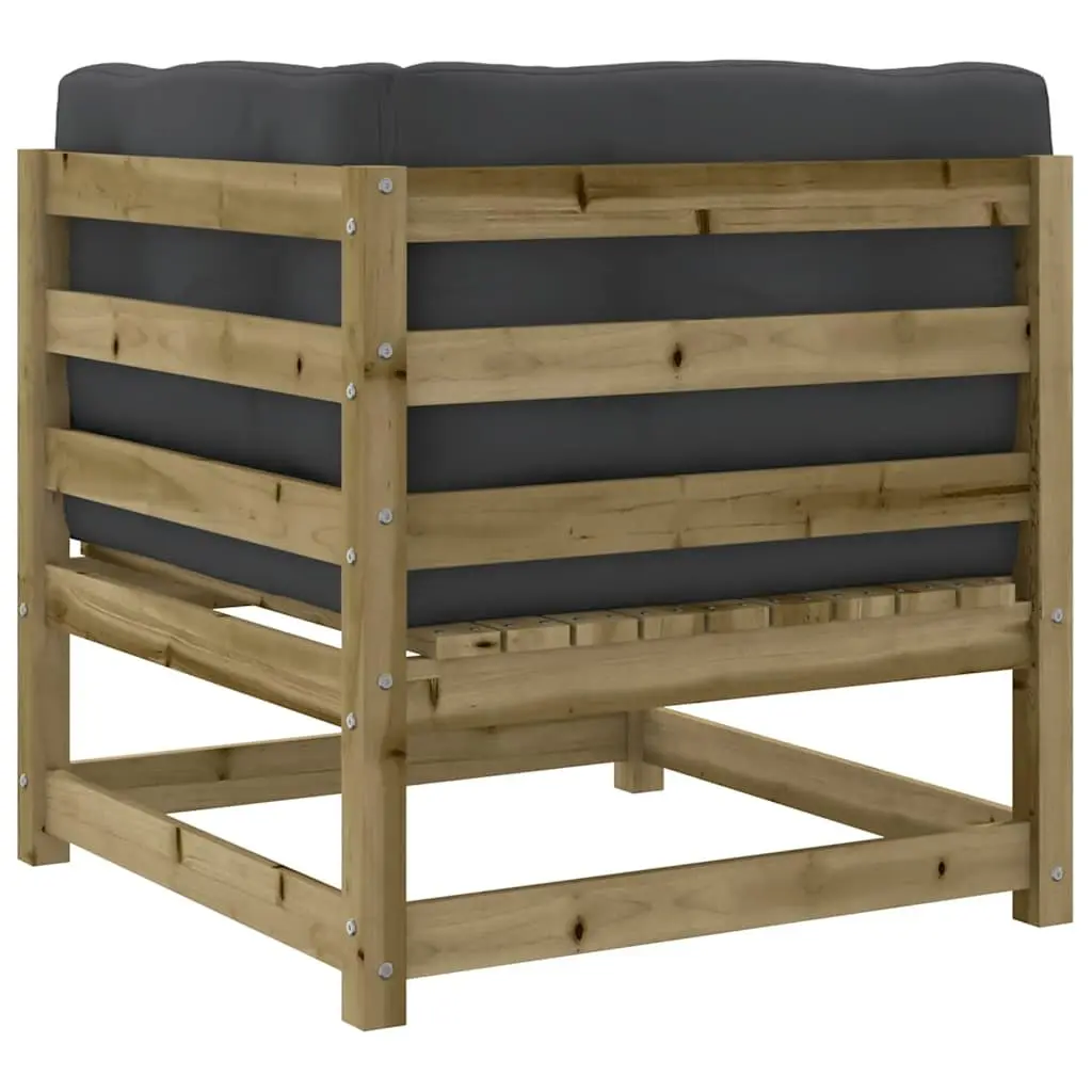 6 Piece Garden Sofa Set with Cushions