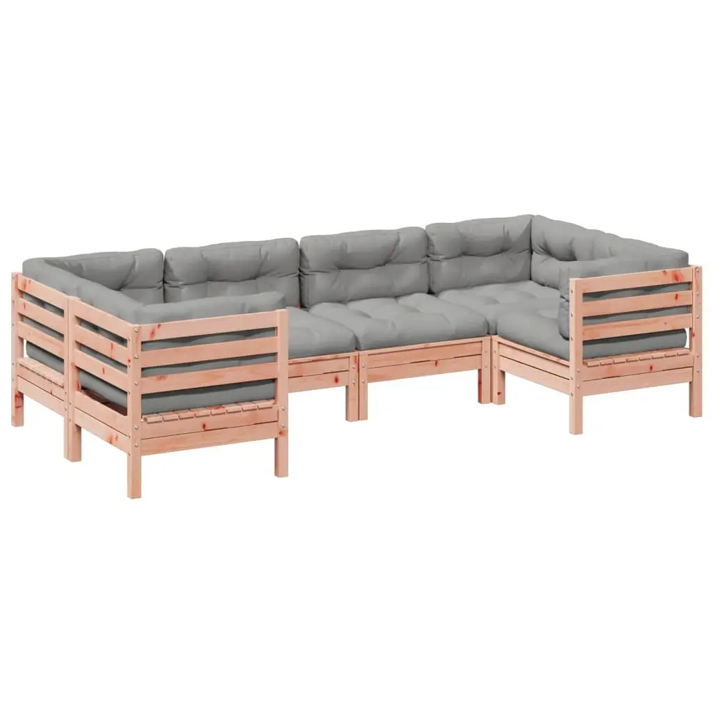 6 Piece Garden Sofa Set