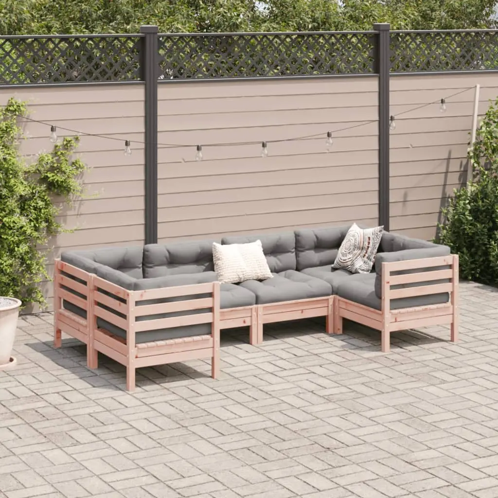 6 Piece Garden Sofa Set