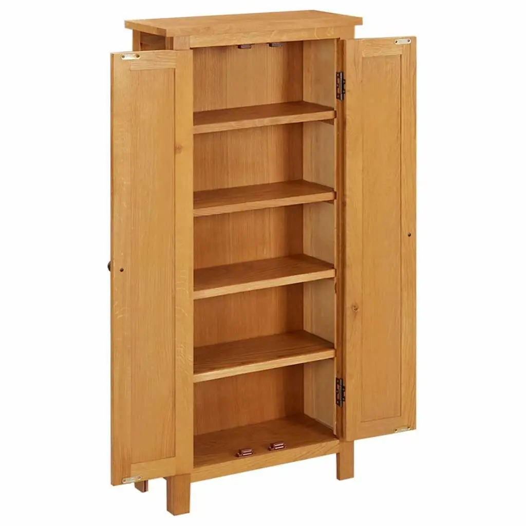 Storage Cabinet for Bedroom Living Room 50x22x110 cm Solid Oak Wood Brown