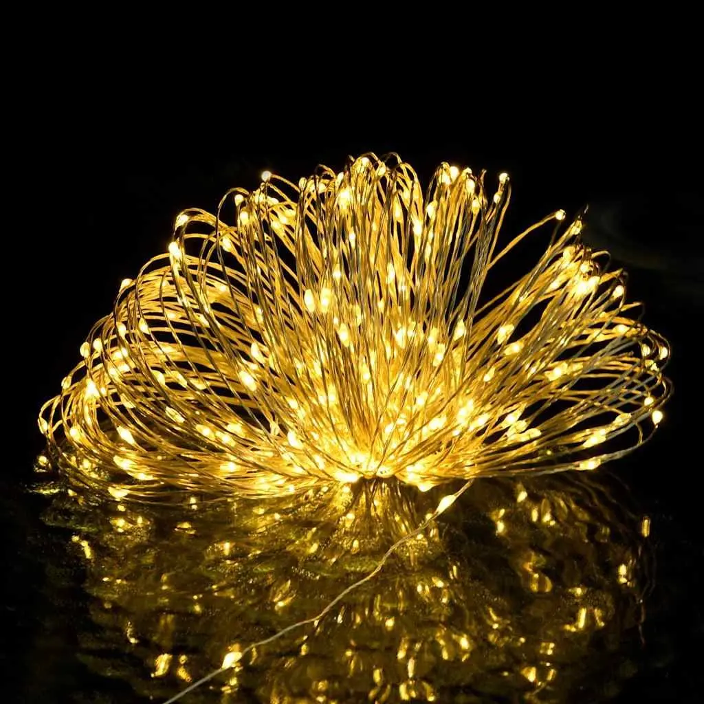 LED String Lights 150 Warm White LEDs 15m Christmas Party Wedding Holiday Decor
