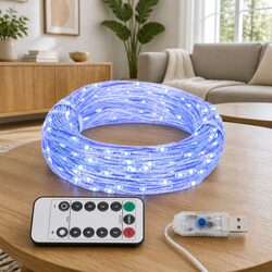 LED String Lights with 150 Blue LEDs, 15m Length