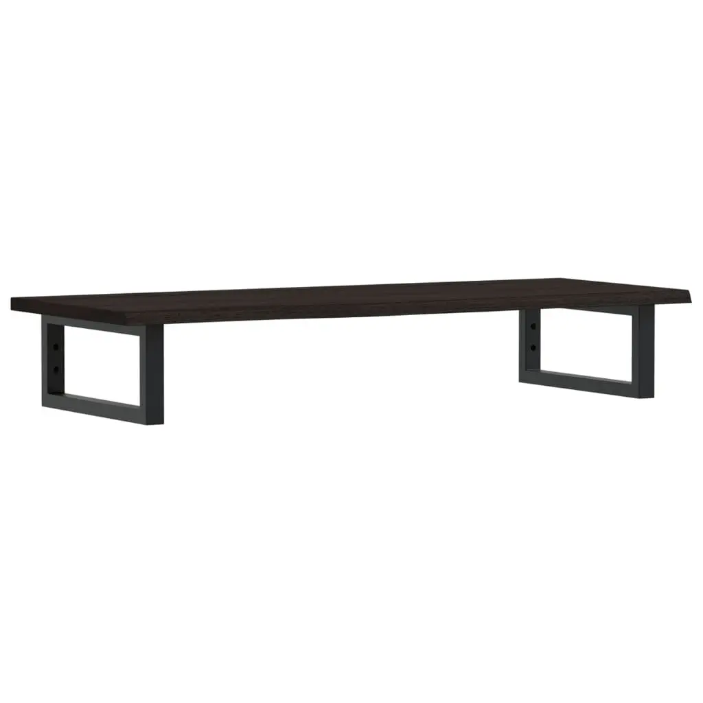 Steel and Oak Floating Basin Shelf