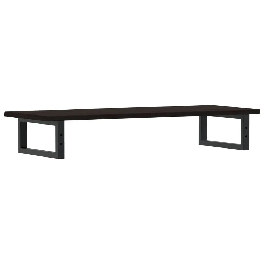 Steel and Oak Floating Basin Shelf