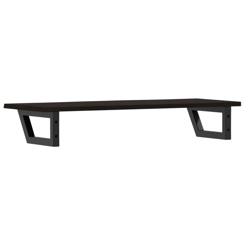 Wall Mounted Basin Shelf with Oak Top