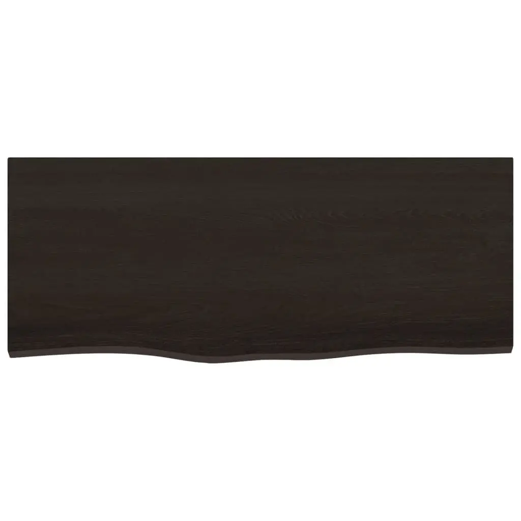 Wall Mounted Basin Shelf with Oak Top