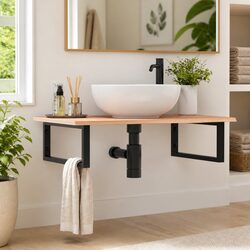 Wall Mounted Basin Shelf Dimensions and Specifications
