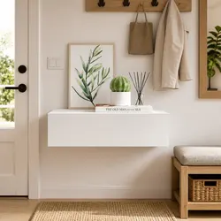 Compact Wall-mounted Drawer Shelf: Dimensions 40x23.5x10cm