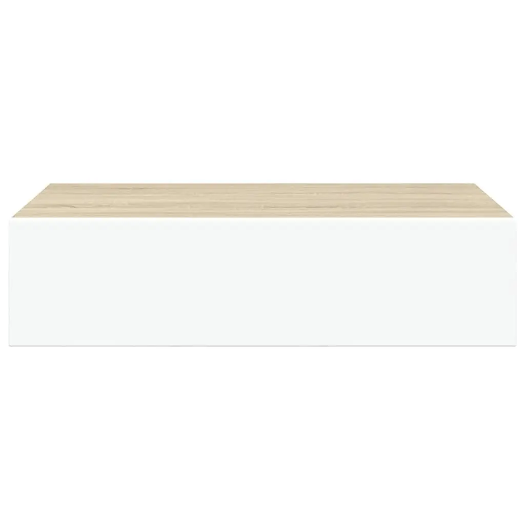 Wall Drawer Shelves Floating Storage Organiser Bedroom Living Room 40 x 23.5 x 10 cm 2 Piece