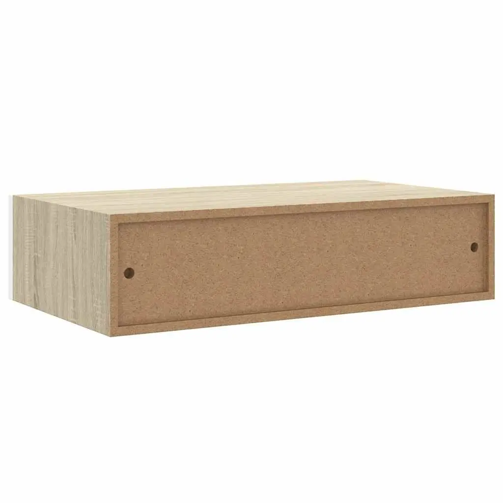 Wall Drawer Shelves Floating Storage Organiser Bedroom Living Room 40 x 23.5 x 10 cm 2 Piece